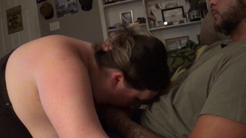 15P Bbw sucks bbc bull and swallows