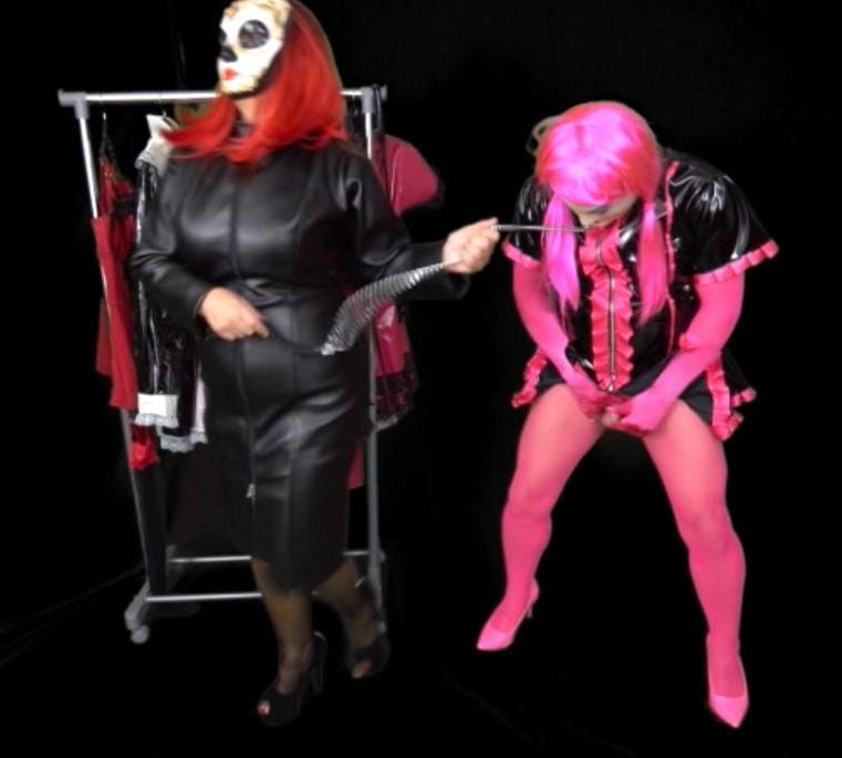 12P Mistress Terie Fully Feminizes her Femdom Sissy Slave Maid