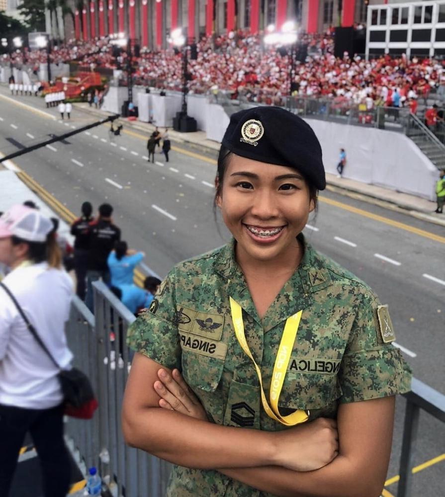 22P Hot Singapore Army Girl Angelica (non-porn)