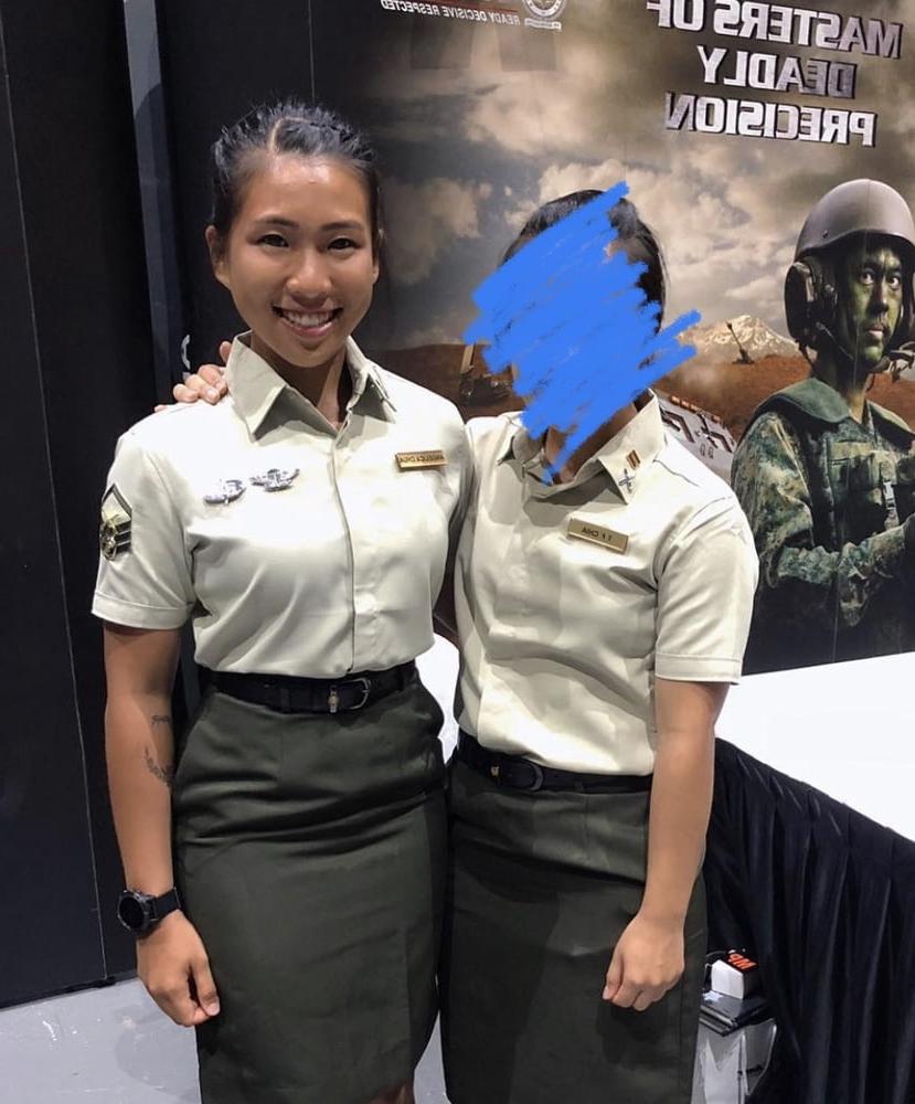 22P Hot Singapore Army Girl Angelica (non-porn)