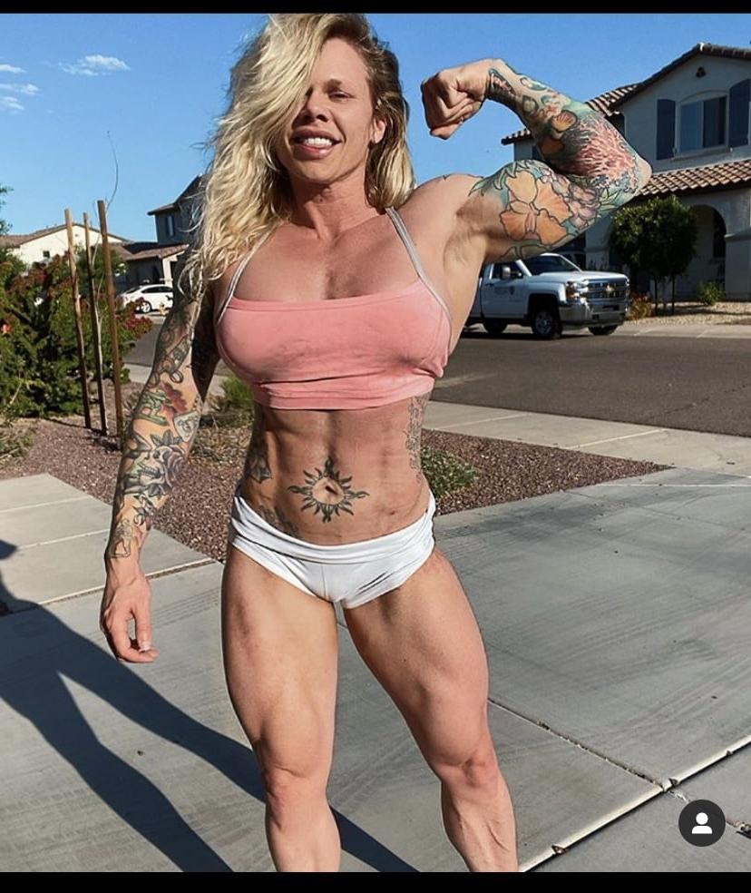 25P Cammie Spindel! Army Tough Muscle Chick!