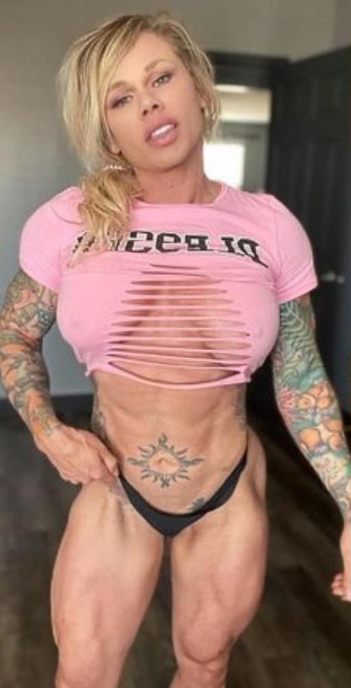 25P Cammie Spindel! Army Tough Muscle Chick!