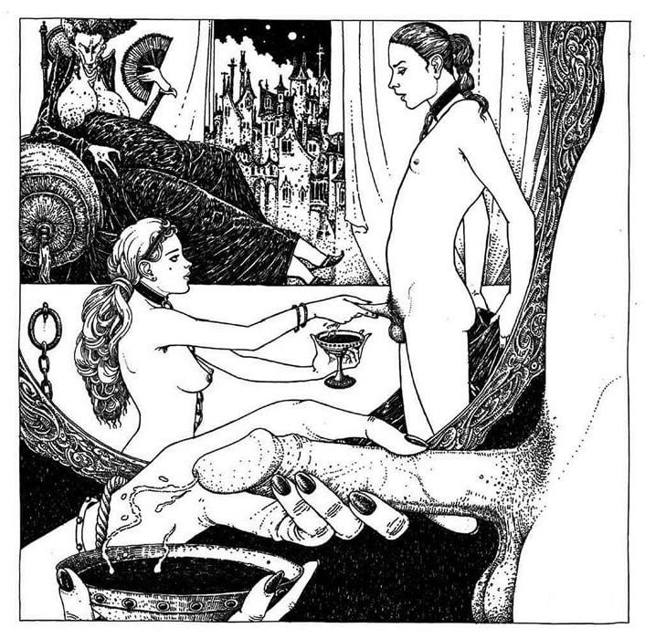 25P Black &amp; White Erotic Art - 9
