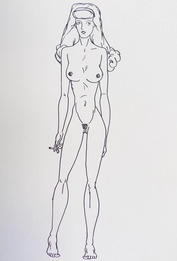 25P Black &amp; White Erotic Art - 9