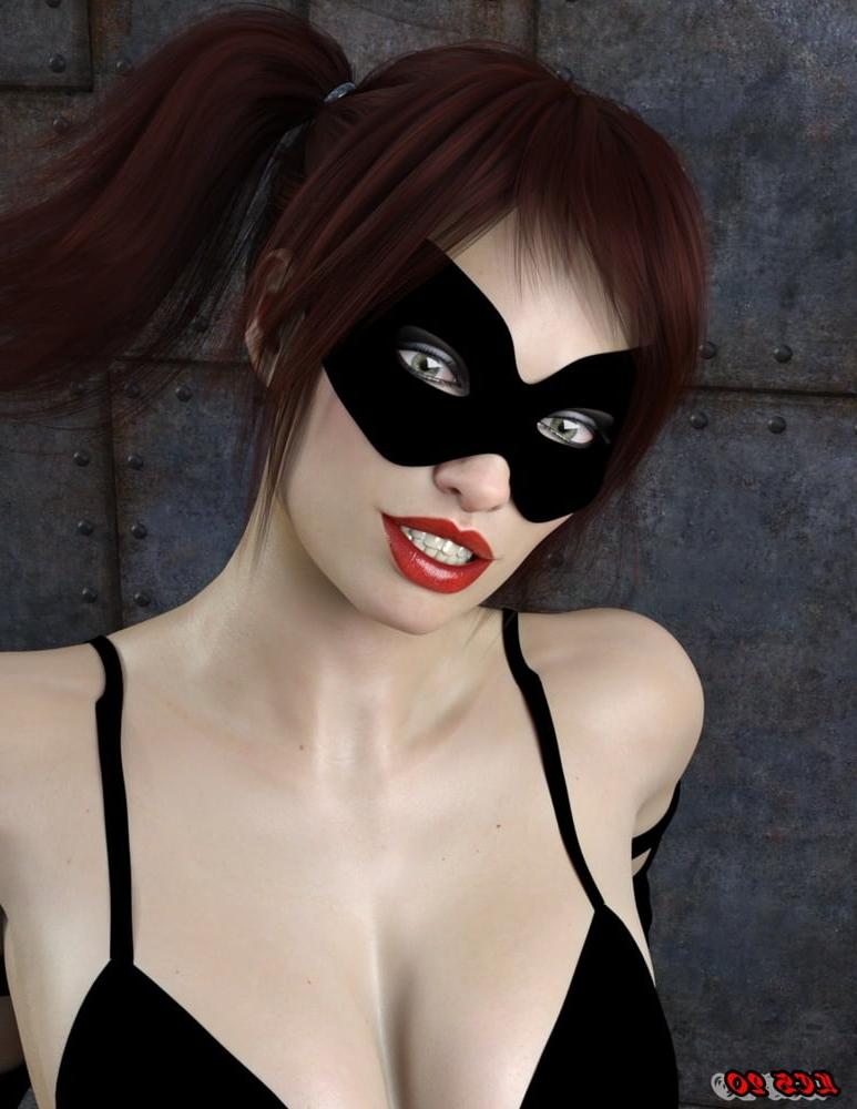 5P Spiderbabe 3D Art