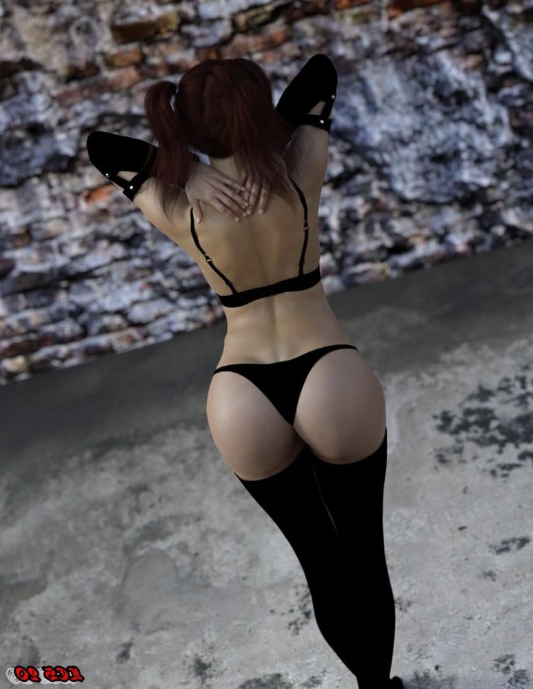 5P Spiderbabe 3D Art