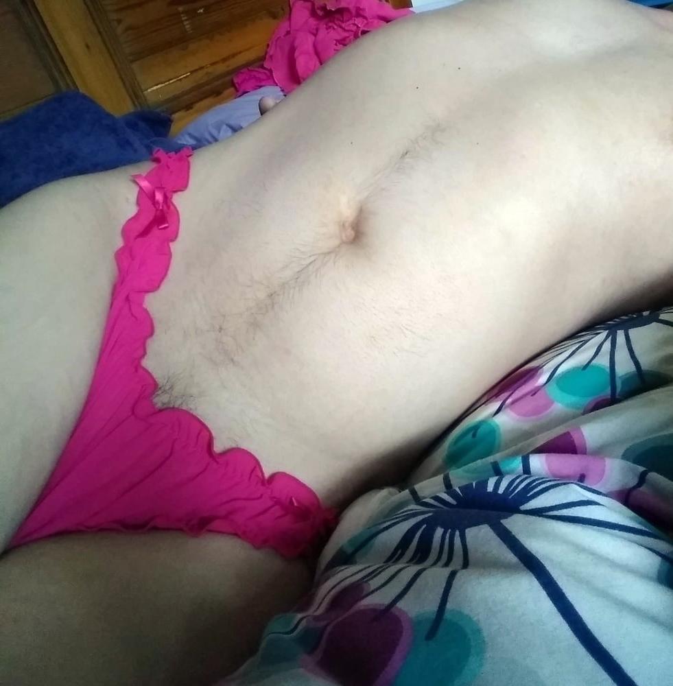 13P Wearing my wifes panties
