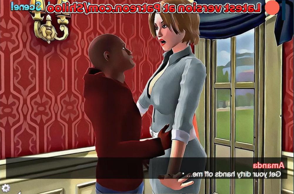 6P bbc cuckold mom scene from game "Jamal Banged My Mom!"