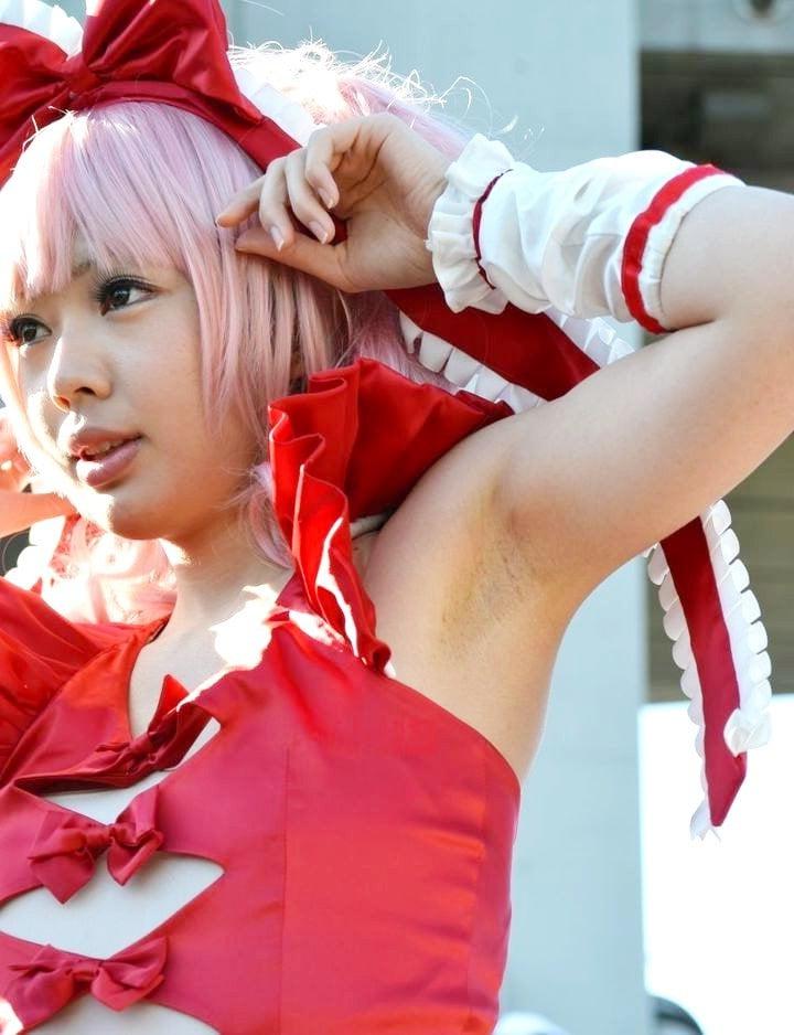25P Armpit fetishism Japanese cosplay