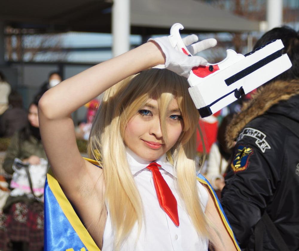 25P Armpit fetishism Japanese cosplay