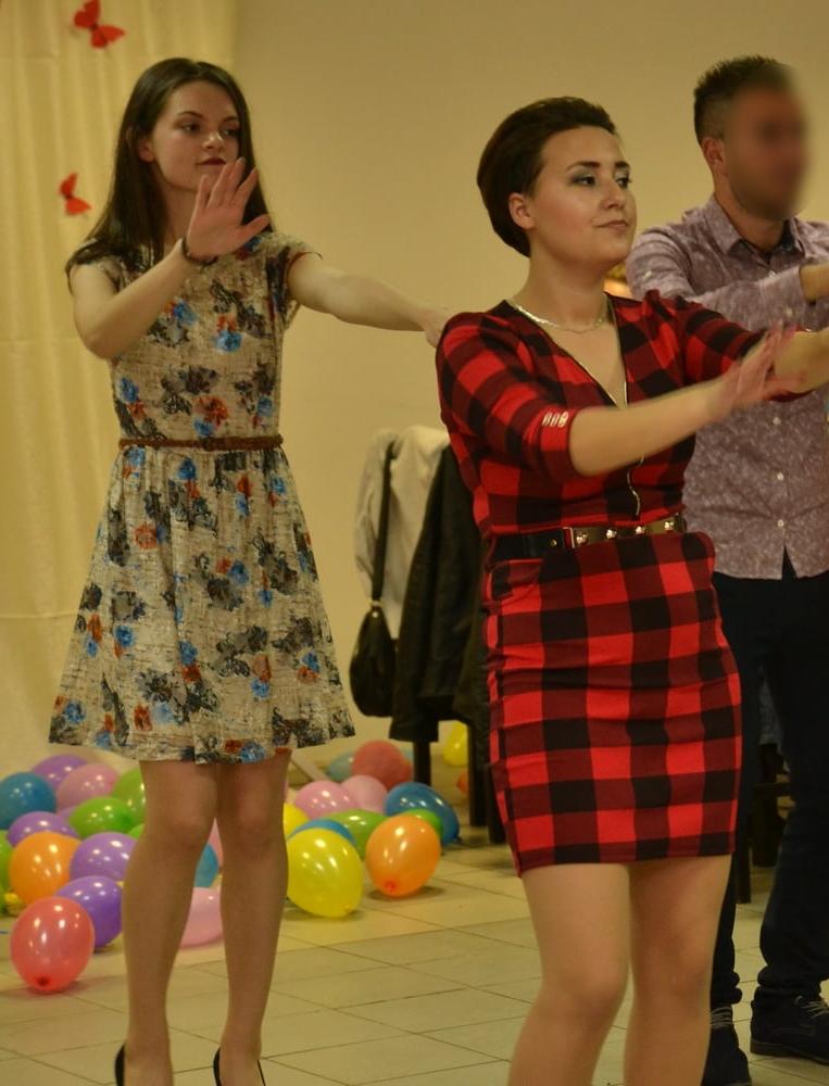 12P Red Dress Birthday Girl's Pantyhosed Mum