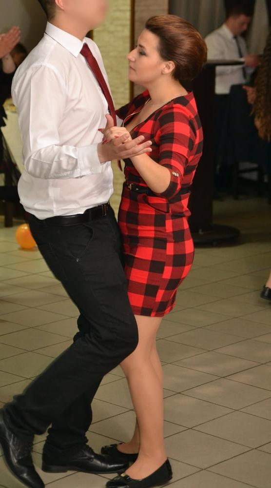 12P Red Dress Birthday Girl's Pantyhosed Mum