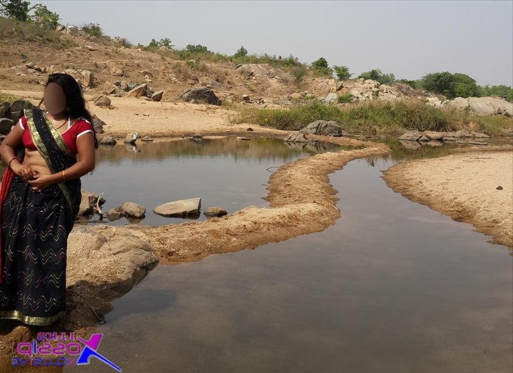 25P Policz my new stepmom sabina bathing on river side with me