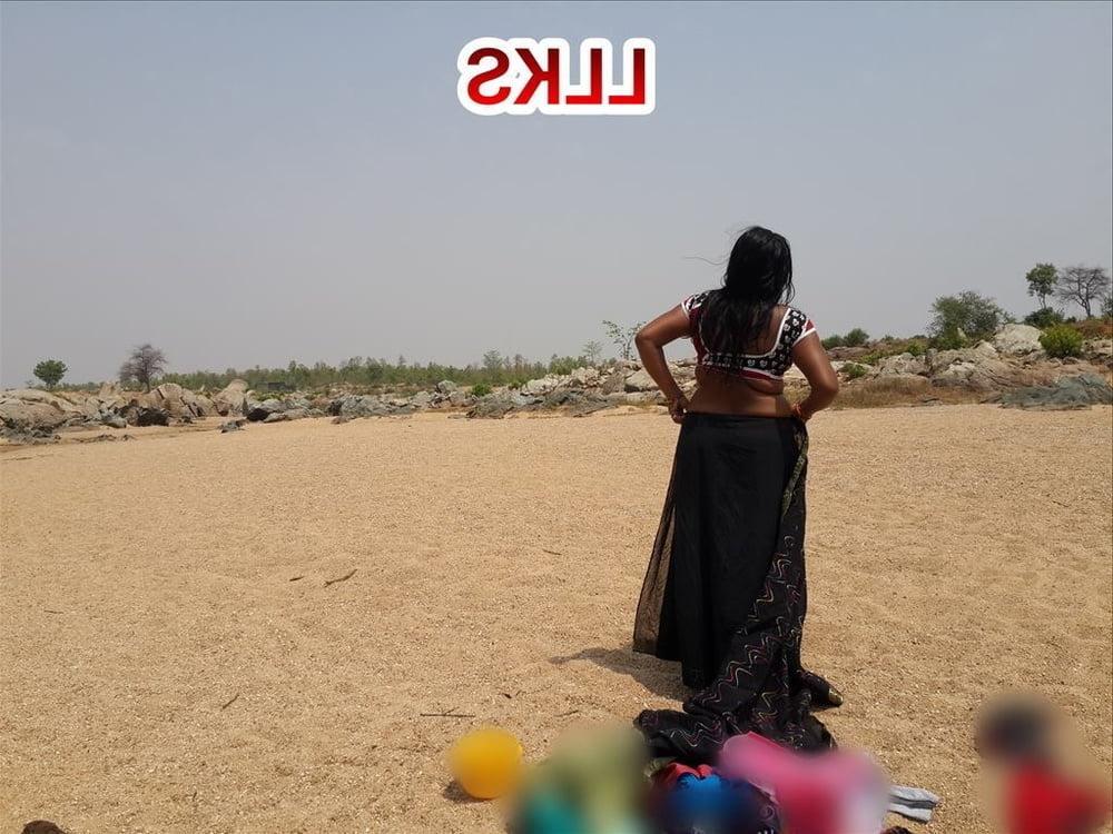 25P Policz my new stepmom sabina bathing on river side with me