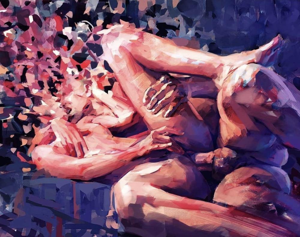 25P Colorful Erotic Art