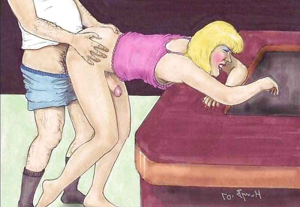 19P Sissy, cuckold, femdom art