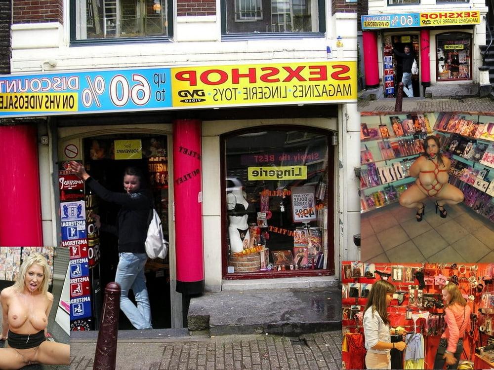 24P Woman in Sex Shop