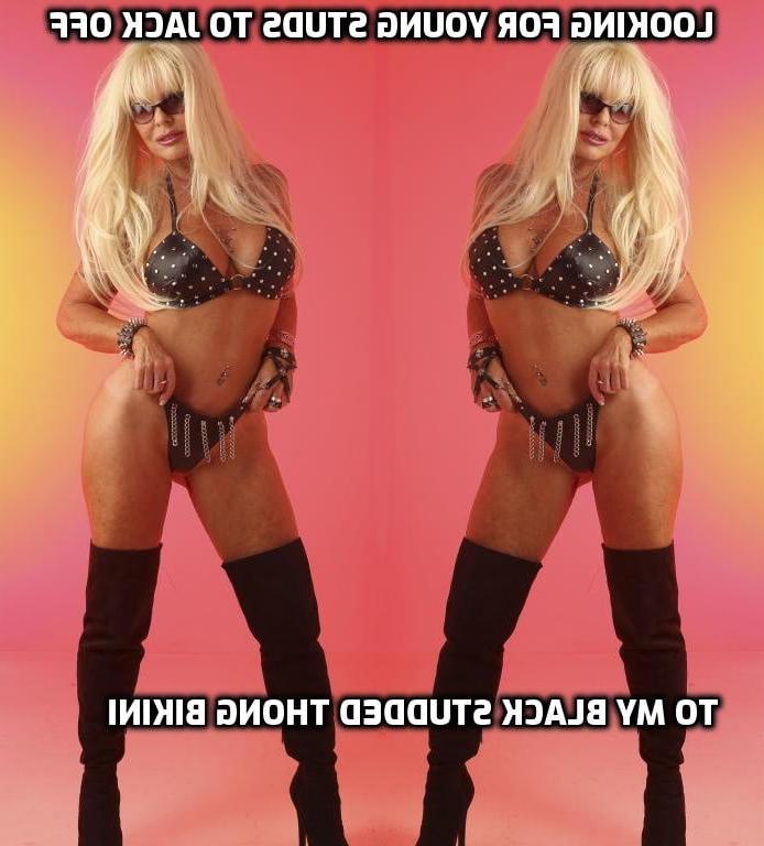 25P Krimzon Laice Takes On Thong Bikini For Jerk Off Challenge