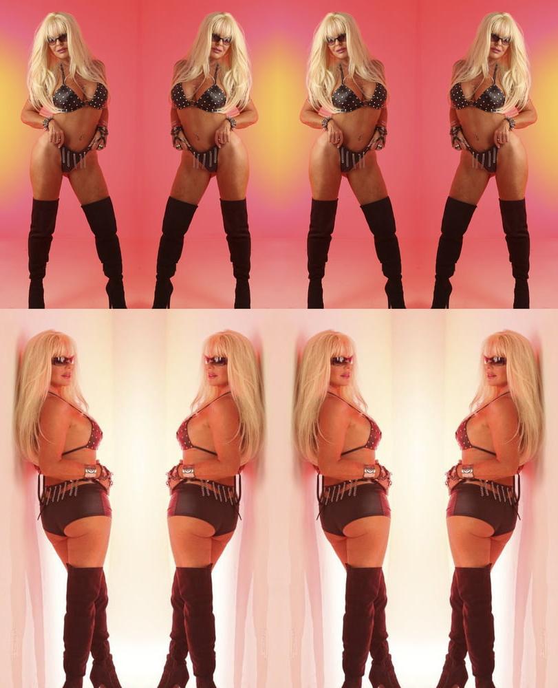 25P Krimzon Laice Takes On Thong Bikini For Jerk Off Challenge