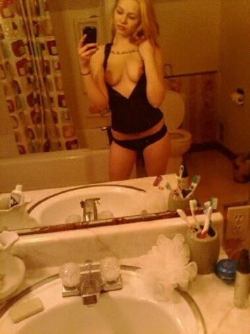 15P Worthless Blonde Bimbo Whore