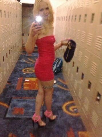 15P Worthless Blonde Bimbo Whore