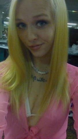 15P Worthless Blonde Bimbo Whore