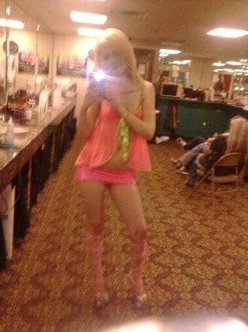 15P Worthless Blonde Bimbo Whore