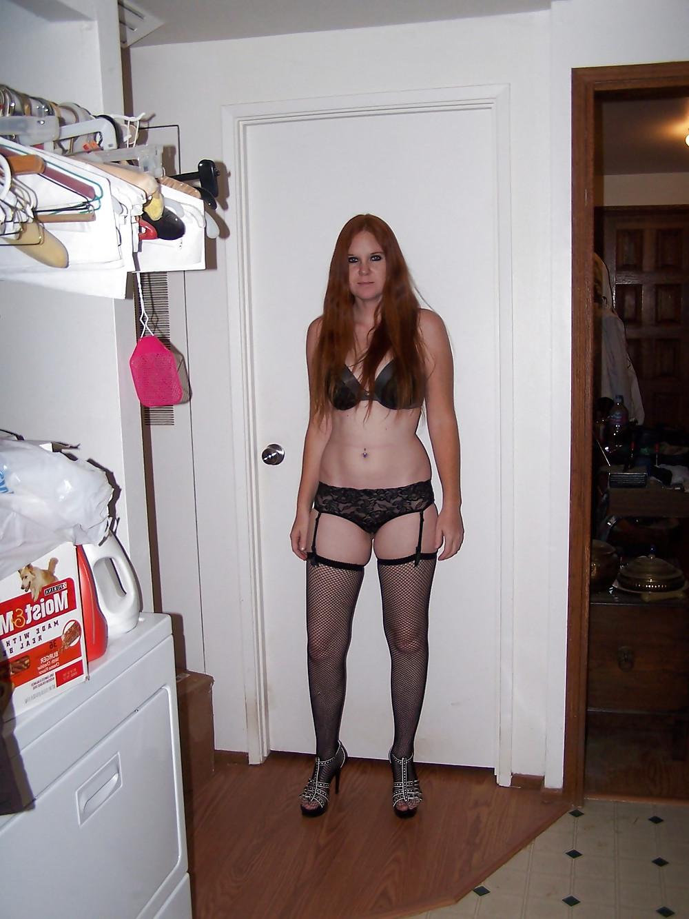 25P More Curvy Redhead showing off