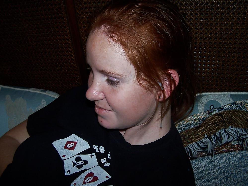 25P More Curvy Redhead showing off