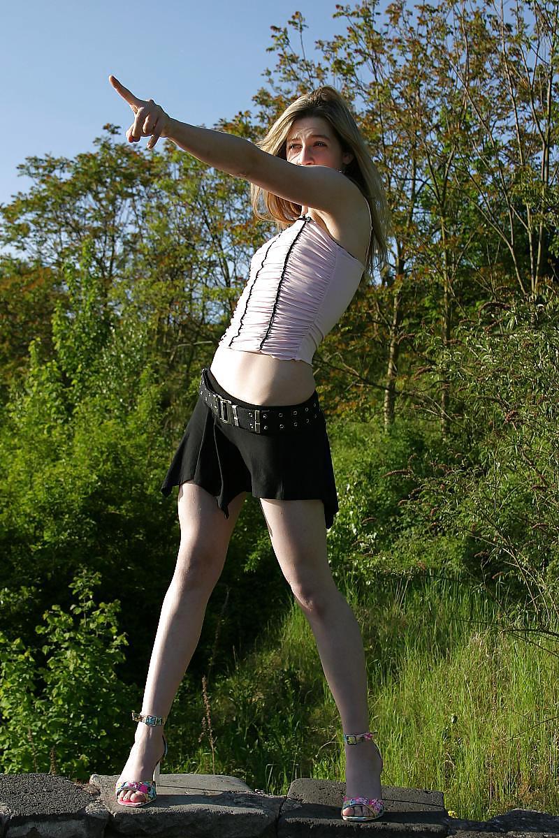 25P Hotlegs-miniskirt babe144