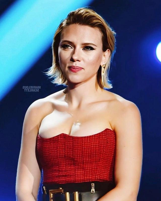 25P Scarlett Johansson, Cock, and Poppers