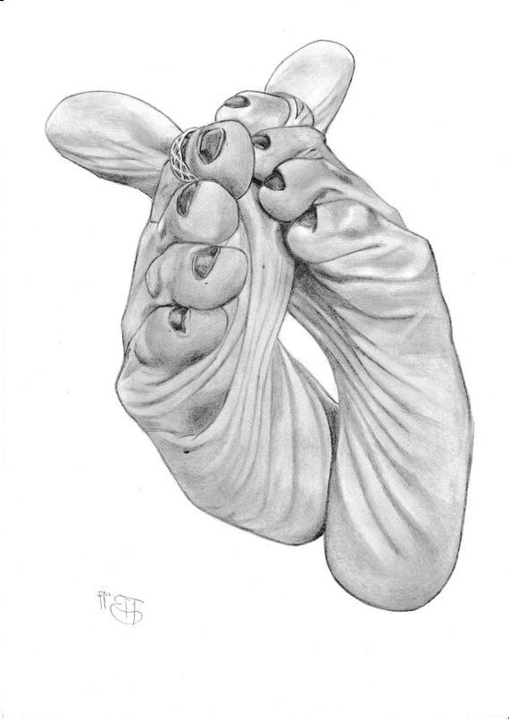 14P Foot Art