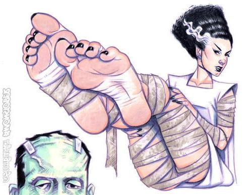 14P Foot Art
