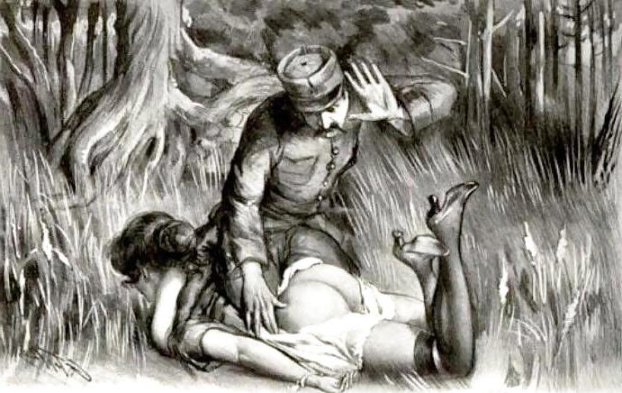 25P Thematic Drawn Porn Art 6 - Spanking (2)