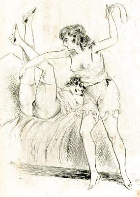 25P Thematic Drawn Porn Art 6 - Spanking (2)