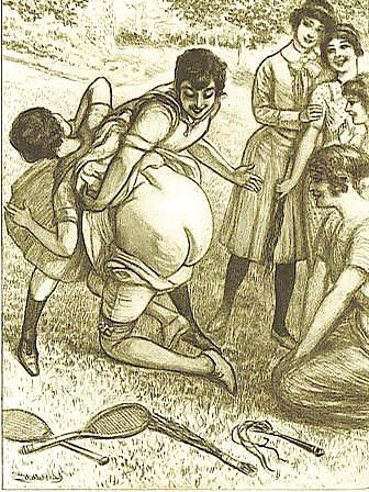25P Thematic Drawn Porn Art 6 - Spanking (2)