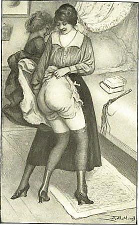 25P Thematic Drawn Porn Art 6 - Spanking (2)