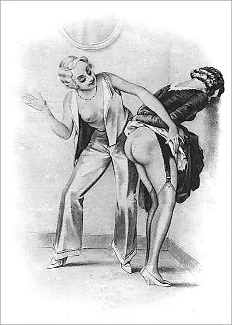 25P Thematic Drawn Porn Art 6 - Spanking (2)