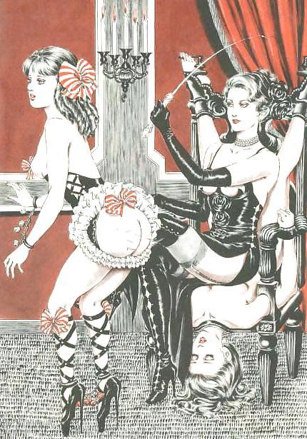25P Thematic Drawn Porn Art 6 - Spanking (2)