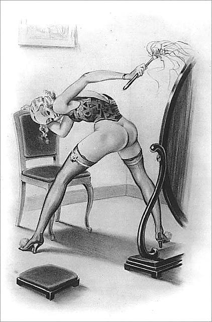 25P Thematic Drawn Porn Art 6 - Spanking (2)