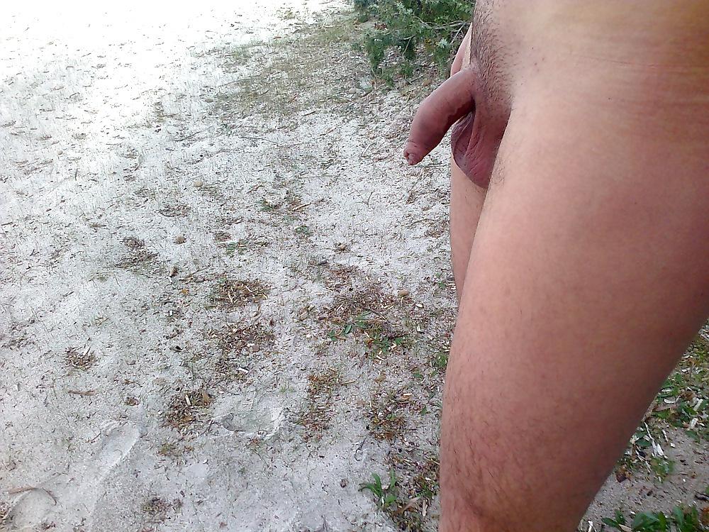 18P Stockings on public beach 2