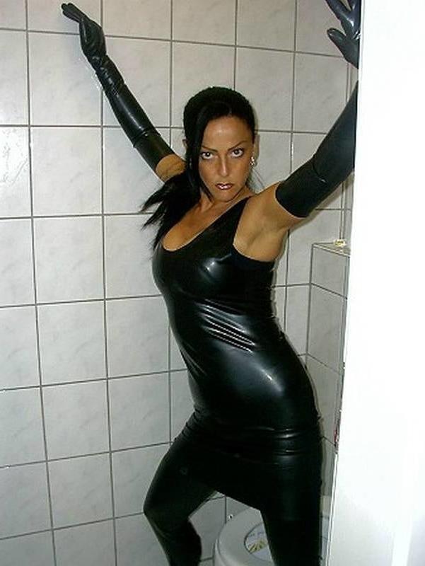 25P ponytailed leather and latex girls 26