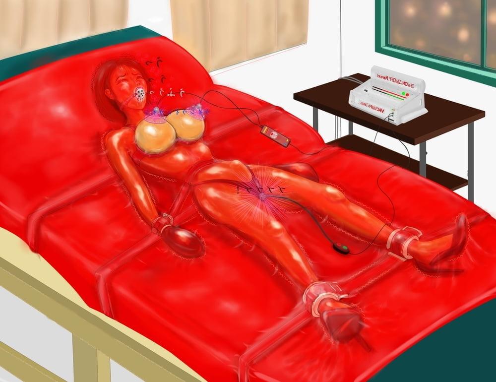 25P Hentai Sissy Chastity 3D