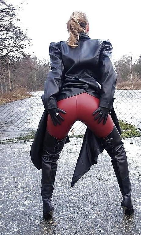 25P ponytailed leather and latex girls 27