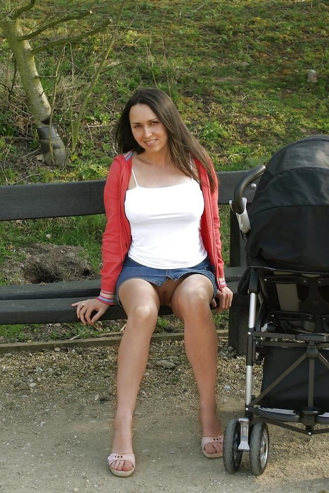 25P Making Herself Comfortable on Public Benches 1