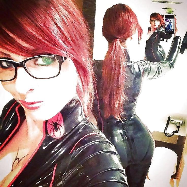25P ponytailed leather and latex girls 24