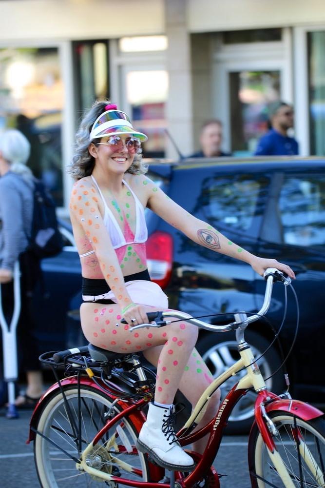 25P Girls of Bellingham WNBR 2019 world naked bike ride