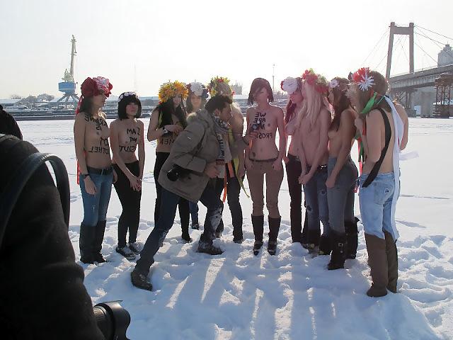 25P FEMEN - cool girls protest by public nudity - Part 3