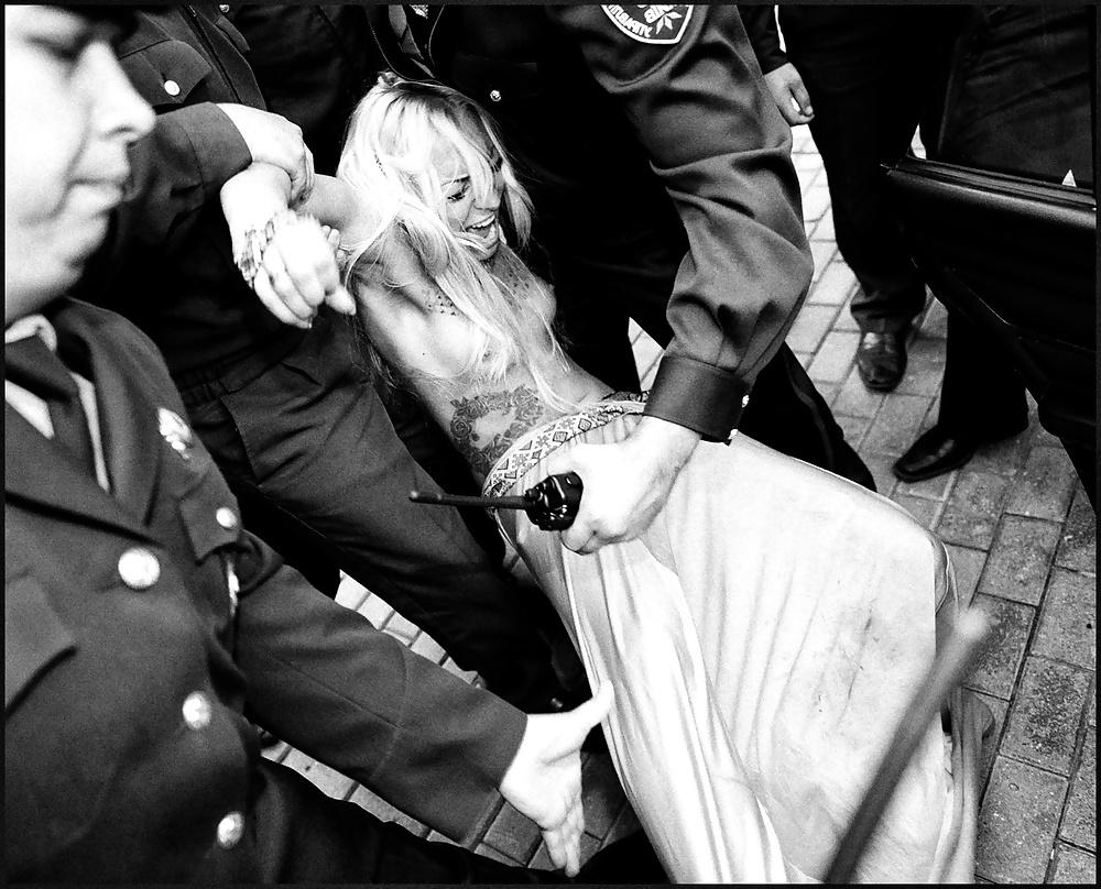 25P FEMEN - cool girls protest by public nudity - Part 3