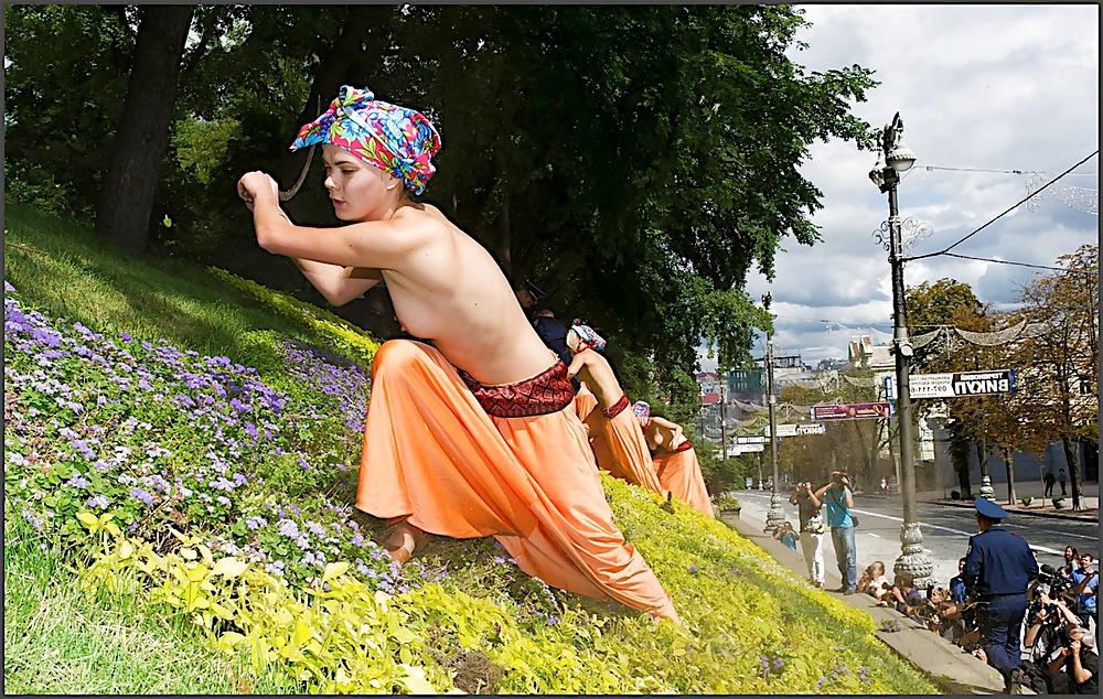 25P FEMEN - cool girls protest by public nudity - Part 3